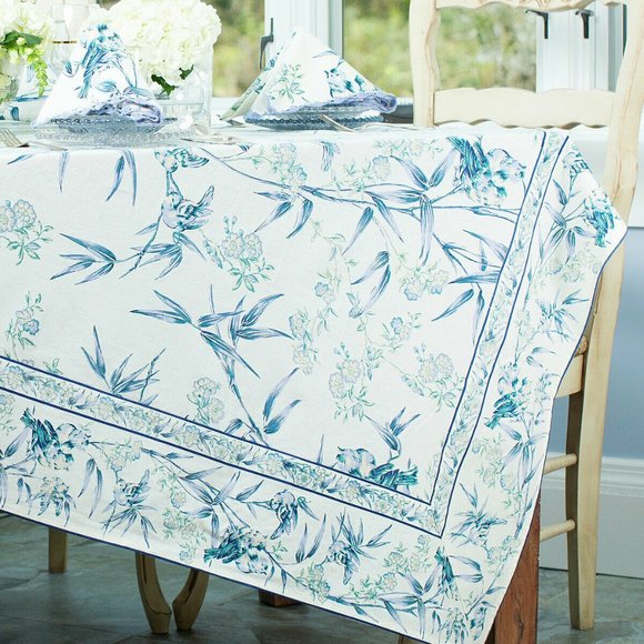 April Cornell Tablecloth Bamboo Garden 36x36 NWT - Picture 1 of 2